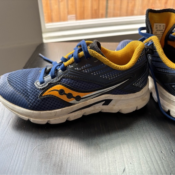 Saucony Kids Sneakers - Blue and Gold - Picture 1 of 3